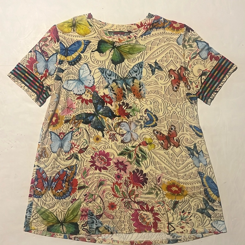 Johnny Was Butterfly Blouse